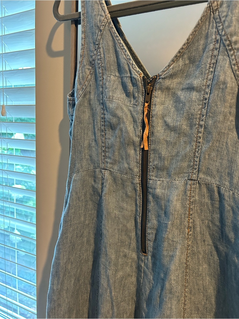 Anthropologie NWOT Holding Horses Atoll light blue denim dress Size S - Picture 9 of 13